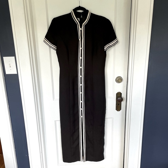 Maggy London Dresses & Skirts - 🥂 3/$25 Vintage 90s Cheongsam Chinese Style Long Dress 8